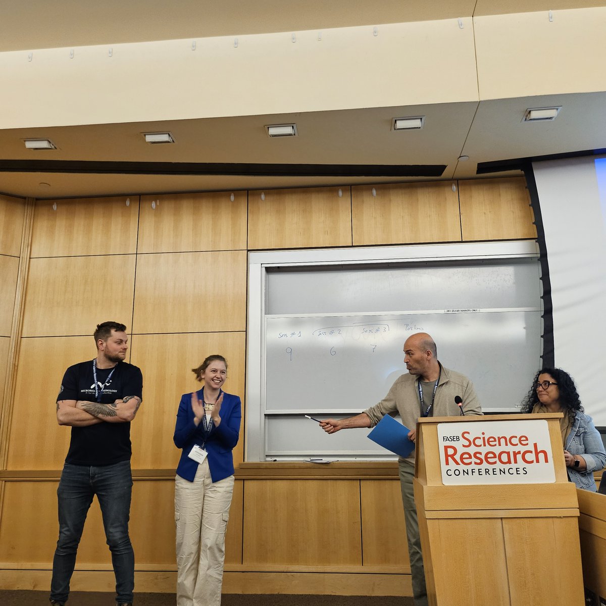 JamesBeanBio's tweet image. Late post: Had the absolute mega opportunity to attend the 2024 FASEB conference on Virus Structure and Assembly. I presented our upcoming publication, and was fortunate to be awarded travel scholarship funding in the closing ceremonies. Big thanks to the FASEB organizers :)