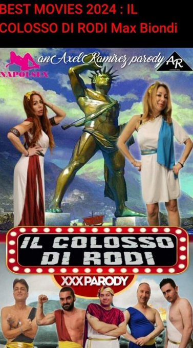 "🎥🎥🎥🎥🎥IL COLOSSO DI RODI XXX PARODY🎬🎬🎬🎬🎬 IN USCITA STREAMING A SETTEMBRE...E' IN CANDIDATURA COME 👑👑👑👑👑MIGLIOR