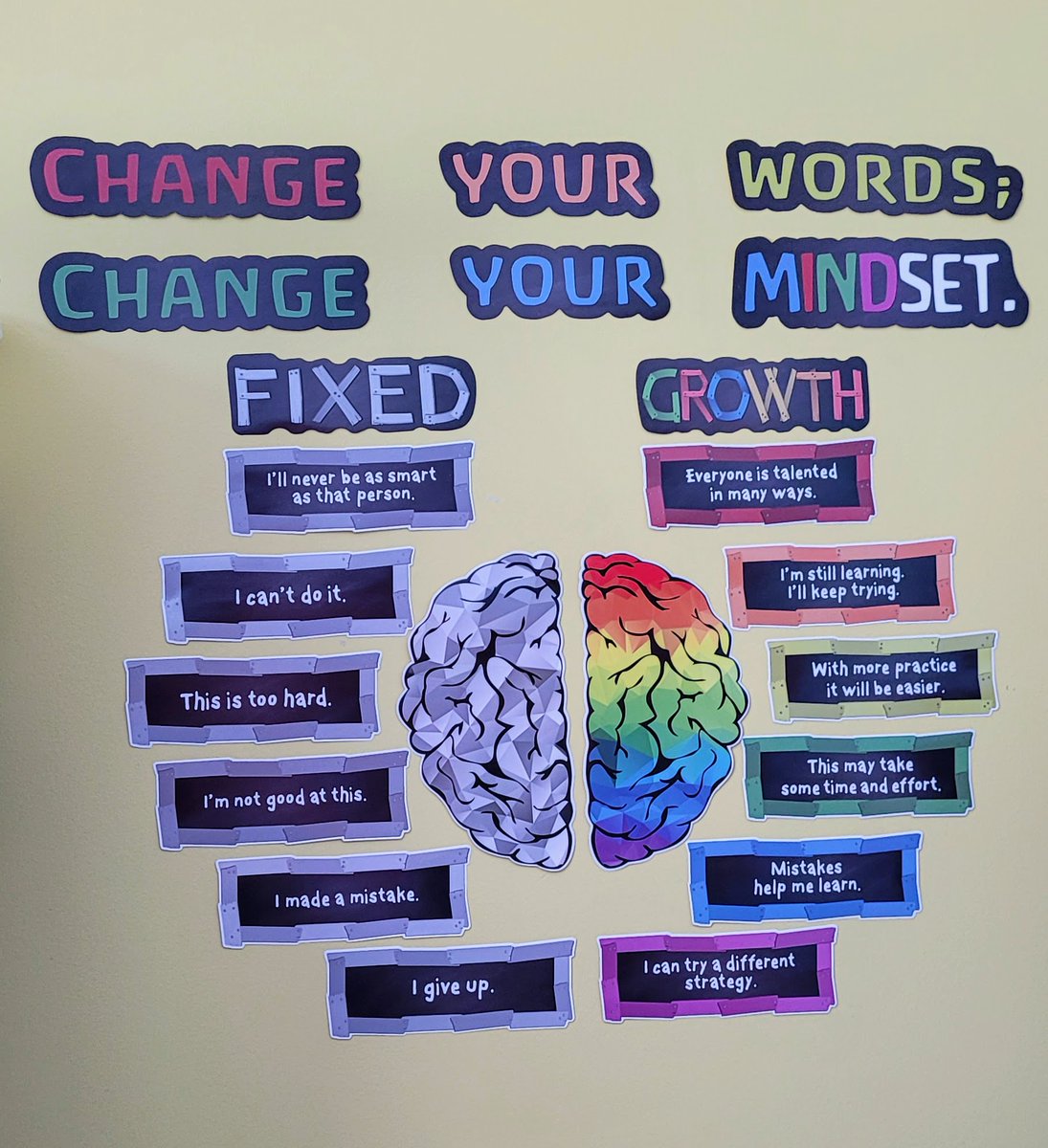 All the teachers are preparing their classrooms for students. I was inspired by the messages in Ms. Siegel's Resource classroom, and I am sure our <a href="/nwhuskies/">Northwood Middle School</a> students in her classes will be, too! #112Leads <a href="/NSSD112/">North Shore SD 112</a> <a href="/D112Teachers/">District112Teachers</a> <a href="/MissSiegel/">Kimmie Siegel</a>