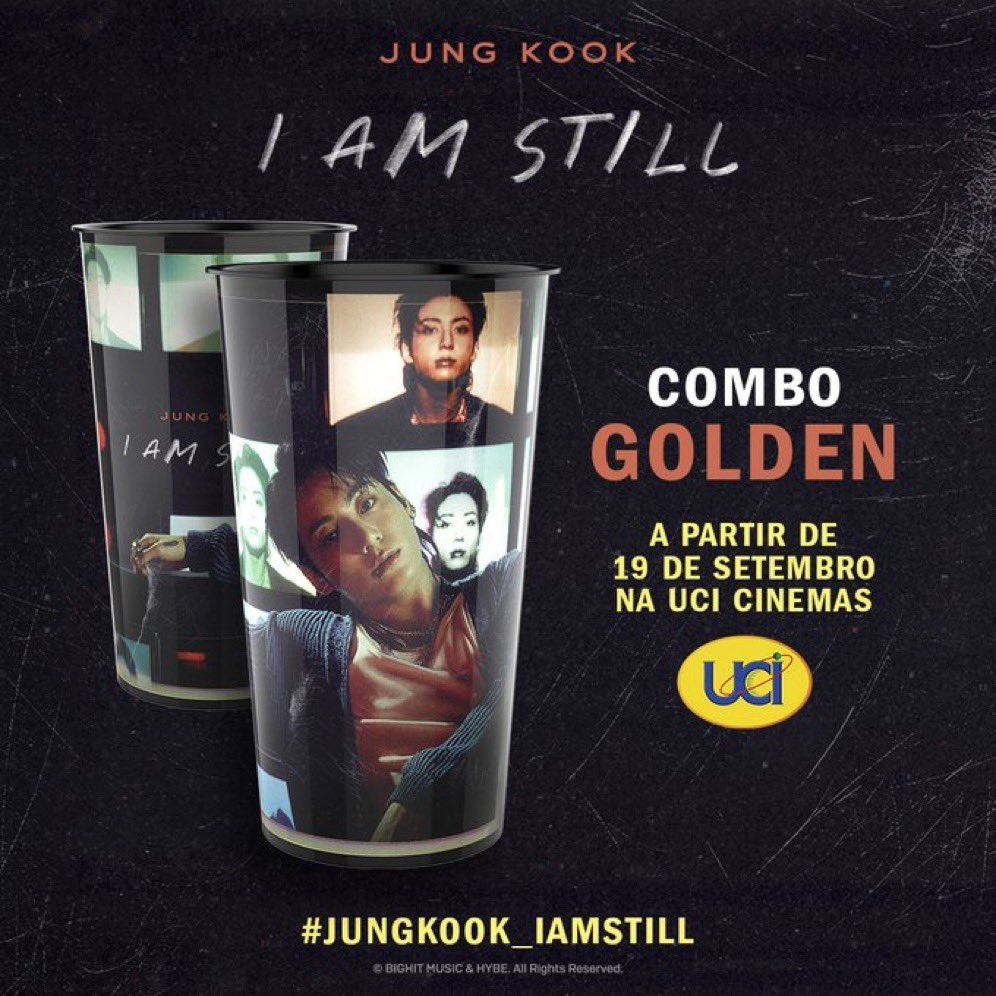 UniversBTS_'s tweet photo. [📸] A UCI Cinemas trouxe o combo ‘Golden’ do novo documentário do Jungkook ✨

#JUNGKOOK_IAMSTILL

🦁 @BTS_twt https://t.co/vxt1Xh8MCf