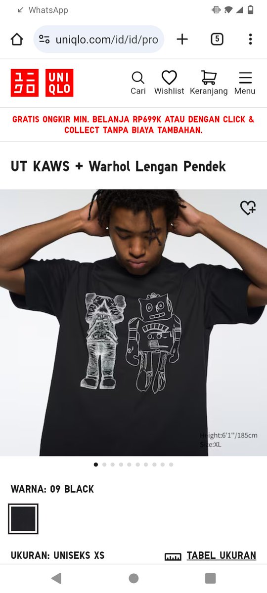 nafian46's tweet photo. @collegemfs Boleh juga nih T-Shirtnya kaws.. semoga muat sizenya https://t.co/bKezFWMnhi