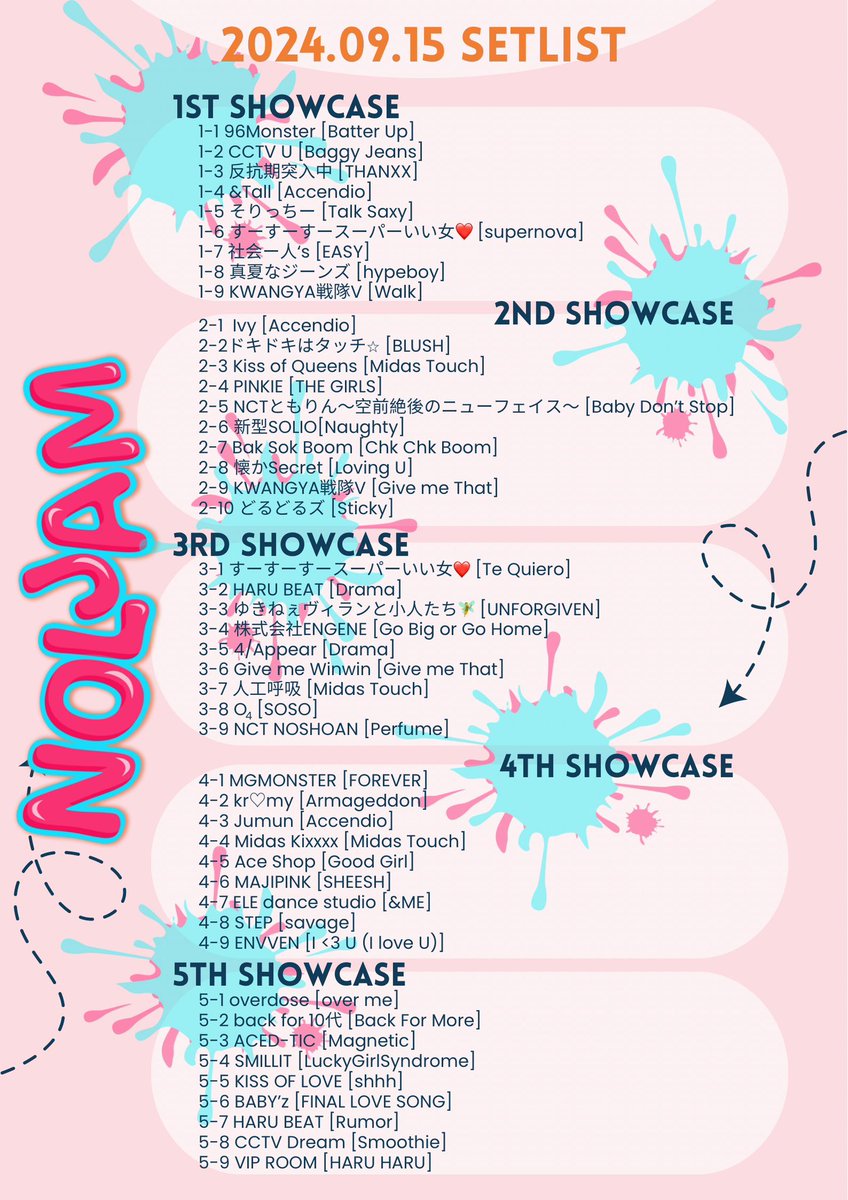yougot_noljams's tweet photo. 🍯NOLJAM LV.1 セトリ発���🍯

9月15日(日)開催のNOLJAMポスター公開です👀

懐かしソングから新曲まで楽しめるセトリが完成しました💡

会場: ZEAL THEATER TOKYO
OPEN: 13:30
START: 14:00

観客でお越しになる方は事前申し込みフォームがあります↓ https://t.co/wS4LQNx3HW