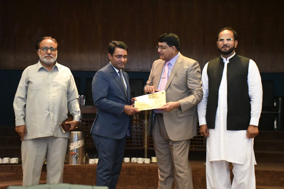 iri_iiui's tweet photo. SPECIAL LECTURE OF MR. UMAR RIAZ, DIRECTOR GENERAL, NATIONAL COUNTER TERRORISM AUTHORITY (NACTA) ON THE THEME OF “PREVENTING AND COUNTERING VIOLENT EXTREMISM IN PAKISTAN” TO IRI INTERNATIONAL POST-DOCTORAL FELLOWS ON MAY 26, 2024 https://t.co/a1JSFK9fCh