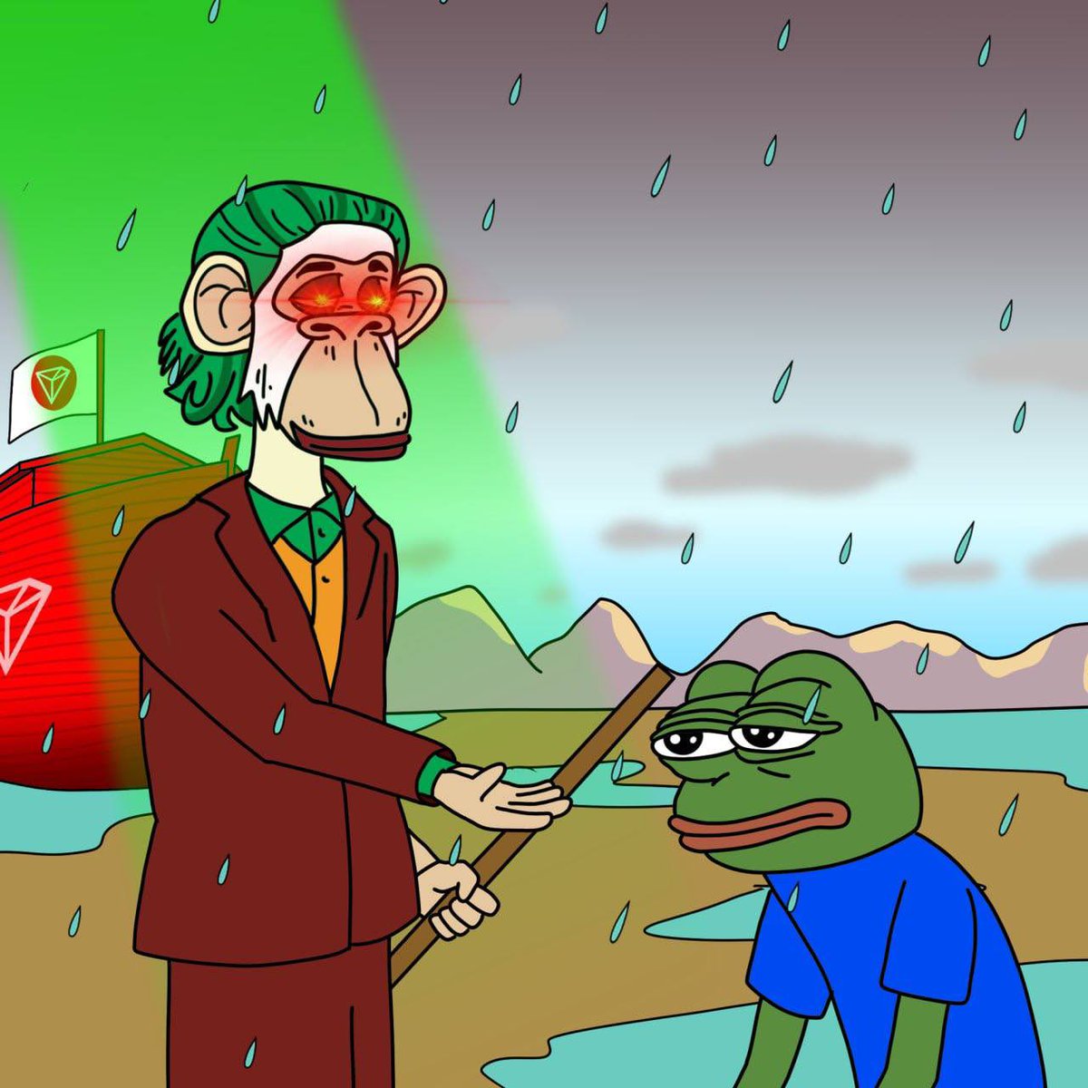 arkontron's tweet photo. Welcome to the $ARK , $PEPE 

May you rest well after your travels to the top 

$trx $tron #trxmeme #TronMemeSeason https://t.co/kS0jLz1DMd