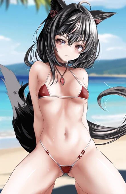 黒サマー #絵フブキ 
