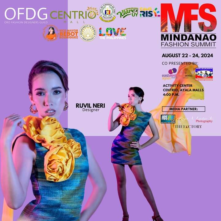 iloveMFS's tweet photo. Tomorrow marks the beginning of a fashion revolution! Join us at the Mindanao Fashion Summit 2024 from August 22-24 at the Activity Center, @AyalaCentrio. Witness the extraordinary talent of Mindanao’s top designers as they unveil their latest creations. 

See you there! #MFS2024 https://t.co/HOFLa4N8sf