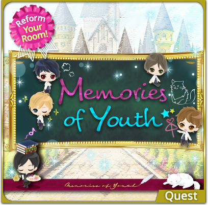 MirrPrincess's tweet photo. Take a special trip down your paramour's memory lane!

What kind of past shaped your suitor into the man he is today? FInd out in this Quest!👑

#MirPri #ThePrincessintheMirror #VoltageInc #Quests #Memories #Youth https://t.co/D7IWtJfWVu