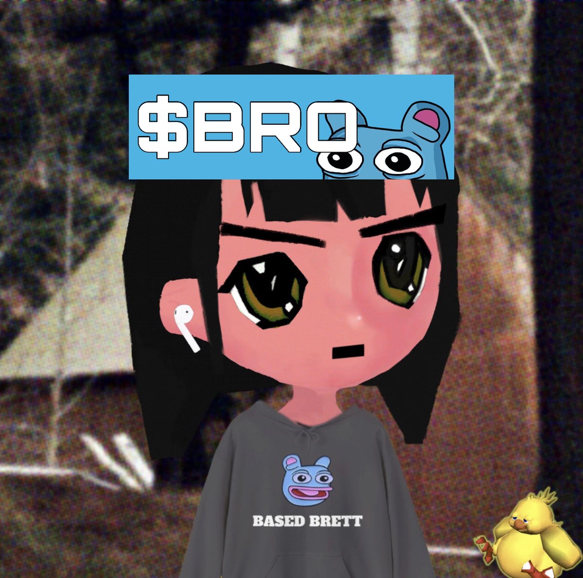 BasedBroX's tweet photo. @CrashiusClay69 Me and my $BRO's bid that shit. https://t.co/xpTk7Fq7EY