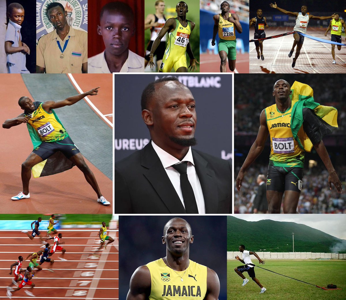 Usain Bolt, Legendary #Jamaican, born 38 years ago today on 21 Aug 1986, in Sherwood Content, Trelawny. 21st Century’s greatest athlete; world’s fastest human; unparalleled dominance of sprinting, the most universal sporting contest; 100m world record (9.58s) 16 Aug 2009; 200m