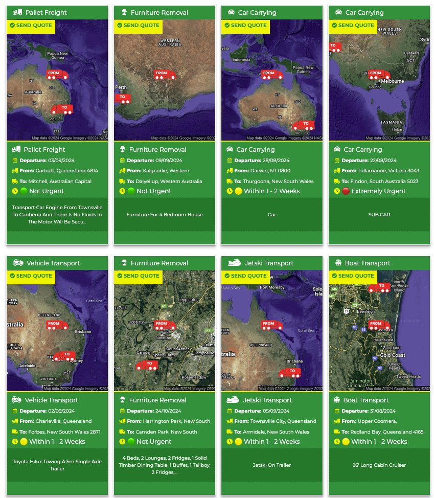 Freightoz_au's tweet image. 📷 Ready to hit the road and take on a new challenge? Check out Freight Oz&apos;s latest consignments waiting for skilled transport operators like you! 📷 #TransportOperators #FreightOz #onthemove
📷 Click here: freightoz.com.au/landing-page-s…