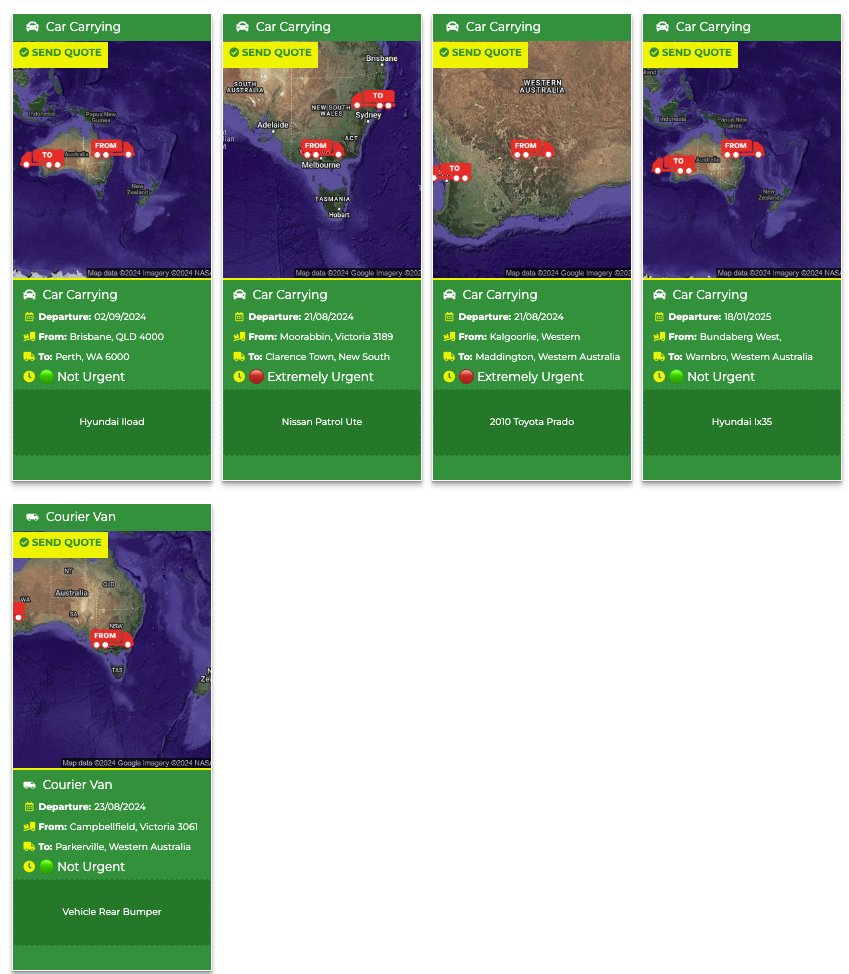 Freightoz_au's tweet image. 📷 Ready to hit the road and take on a new challenge? Check out Freight Oz&apos;s latest consignments waiting for skilled transport operators like you! 📷 #TransportOperators #FreightOz #onthemove
📷 Click here: freightoz.com.au/landing-page-s…