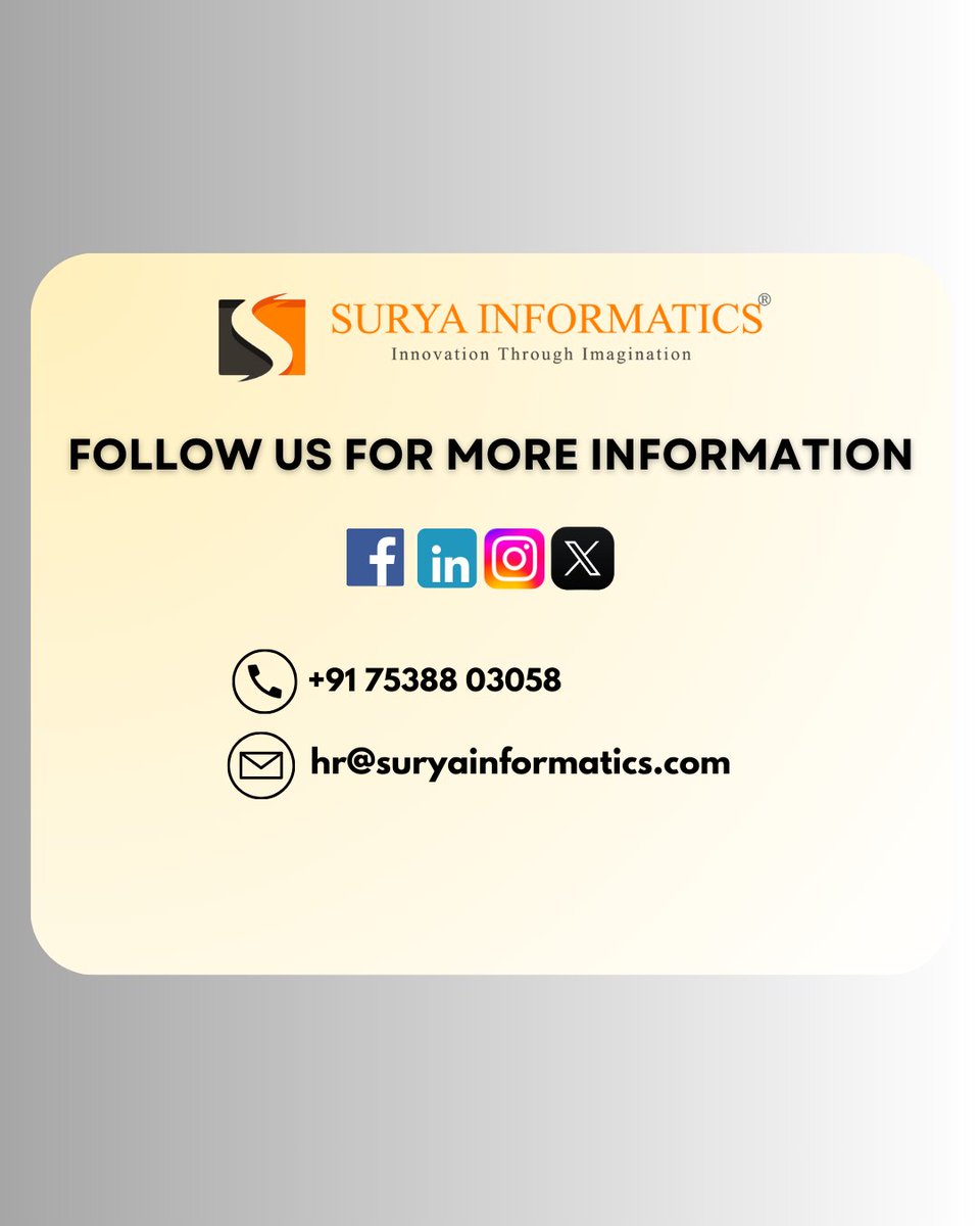 Surya_Infomatic's tweet image. ๐ Java is evolving faster than ever! us and Spring Cloud.
Javaโs future is brighter than ever!
#JavaInnovation #ProjectLoom #GraalVM #Java21 #CloudNative #ServerlessJava #TechUpdates #CodingLife #JavaCommunity #FutureOfCoding #SuryaInformaticsSolutions #TeamSuryaInformatics