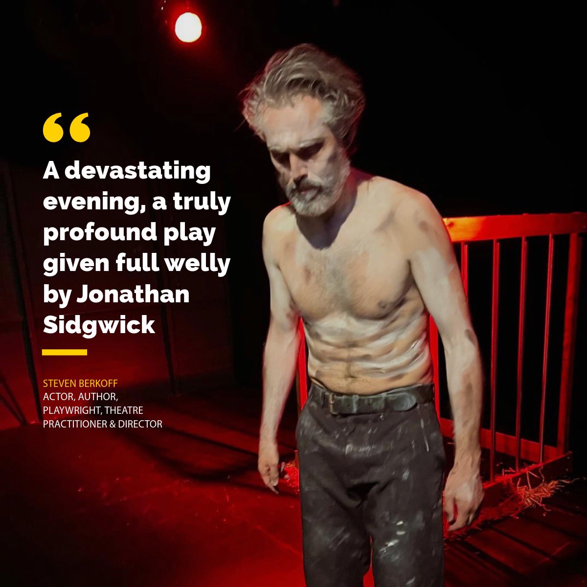 🥳 𝐅𝐫𝐢, 𝟑𝟎𝐭𝐡 𝐀𝐮𝐠 &amp; 𝐒𝐚𝐭, 𝟑𝟏𝐬𝐭 𝐀𝐮𝐠 @ 𝟕𝐩𝐦

🎭 𝐑𝐞𝐭𝐮𝐫𝐧𝐢𝐧𝐠 𝐭𝐨 <a href="/EtceteraTheatre/">Etcetera Theatre</a> 

𝗣𝗿𝗲𝘀𝗲𝗻𝘁𝗲𝗱 𝗯𝘆 <a href="/LAWacting/">LondonActorsWorkshop</a> 
𝗶𝗻 𝗮𝘀𝘀𝗼𝗰𝗶𝗮𝘁𝗶𝗼𝗻 𝘄𝗶𝘁𝗵 @actiniummedia 

🎟️ Link in bio

#theatre #londontheatre #hungerartist #kafka #soloshow