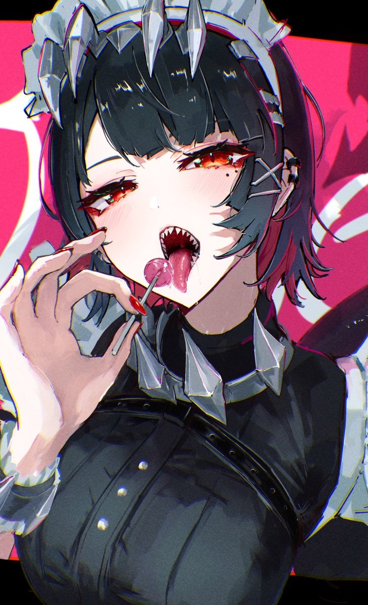 "Huh?  You want a lollipop?  I only have the one. Here, let me get one more lick. There, you can have it now."