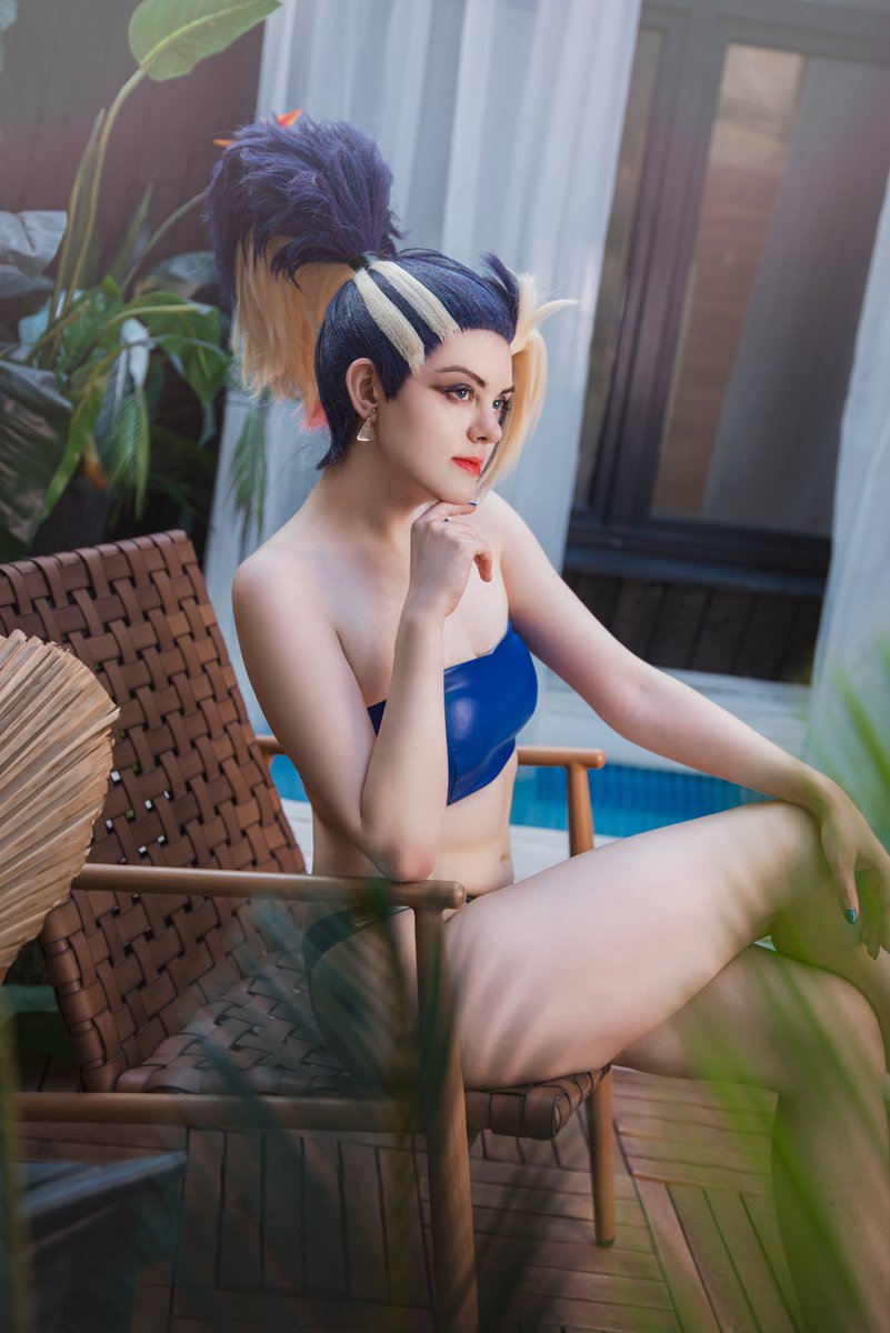 HentaroCosplay's tweet photo. How about a pool party with me?

#Akali #akalikda #LeagueOfLegends https://t.co/VGwpmd6pZd