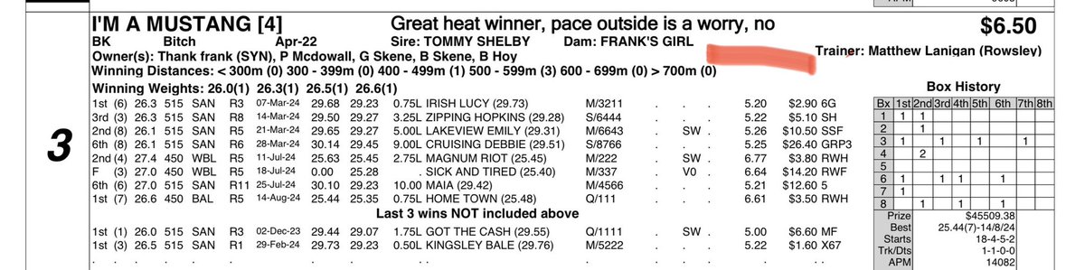 Should have read “No Idea”!!! But thank you so much for the much better odds as no doubt the corporates read these comments!!!💰💰💰