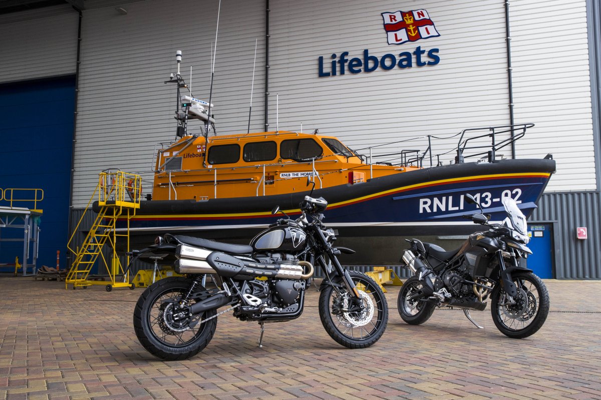 Calling all James Bond fans! You could own a piece of film and motorcycle history 🏍️ 

#DanielCraig has donated his personal #003 #Scrambler1200BondEdition and #001 #Tiger900BondEdition motorcycles for an auction to support us.

Learn more: rnli.social/4dz6W0O

#ForTheRide