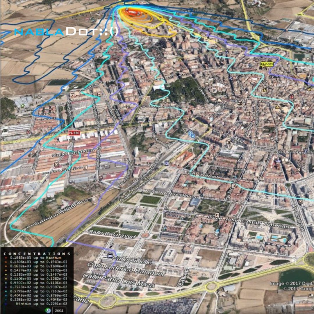 🌍 Looking to study contaminant dispersion? At nablaDot, we offer tailored solutions, from cost-effective "Gaussian" models to precise CFD models. Contact us for expert advice! #Pollution #Modeling #NablaDot