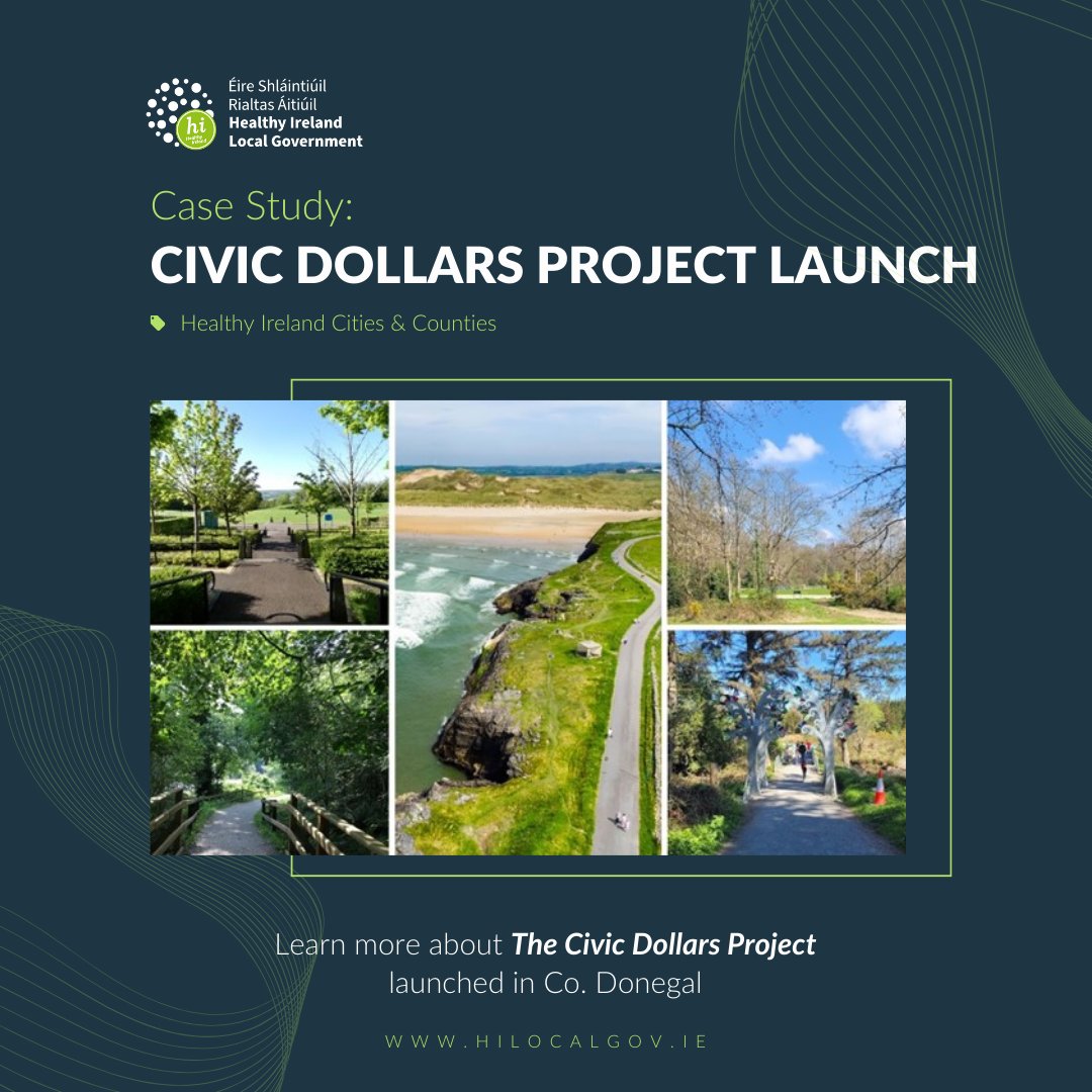 📝 Case Study: Donegal County Council Civic Dollars Project: Creating and Supporting Behavioural Change in the Donegal Community.

Discover more on our website 🔗 hilocalgov.ie/case-studies/d…

#WellbeingLocalGov #HealthyDonegal #HealthyIrelandLocalGovernment <a href="/HealthyDonegal/">Healthy Donegal</a>