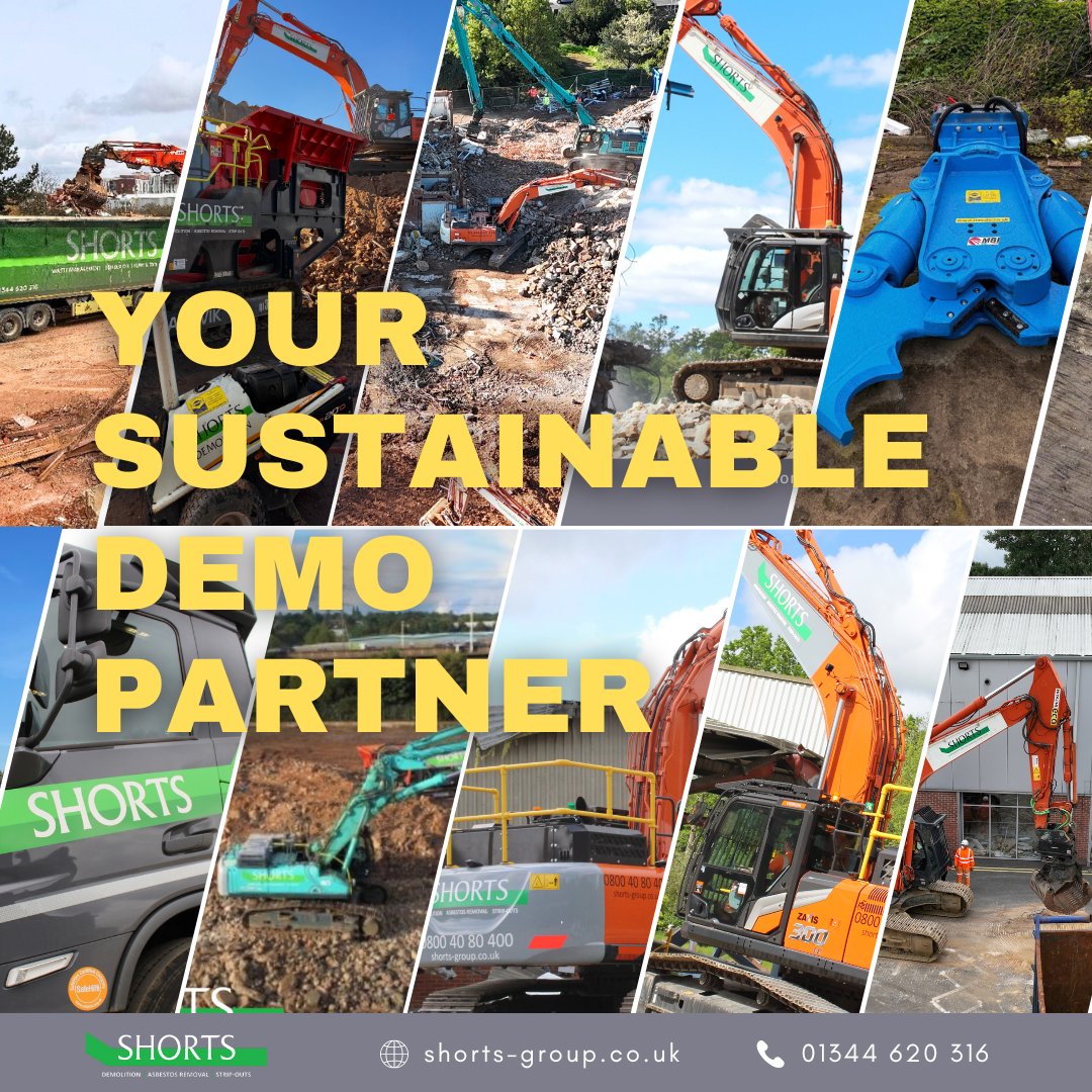 ShortsGroup's tweet image. For reliable, proficient, and environmentally conscious demolition services, entrust your project to our experienced Demolition Team.

Contact us today to discuss your upcoming project: 01344 620 316

#DemolitionProject #DemolitionProjects #DemolitionEquipment