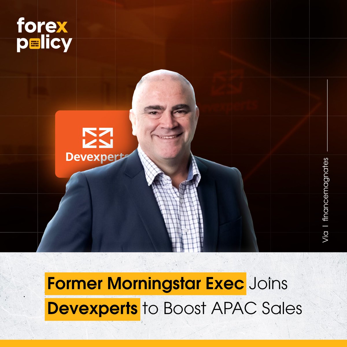 forexpolicy's tweet image. 🚀 #Devexperts welcomes Anthony Mervin as VP of Sales & Business Development for Australia & APAC! With 25+ years in fintech, including roles at Thomson Reuters & Morningstar, Mervin's expertise will drive growth. 🌏💼📈
#Fintech #APAC