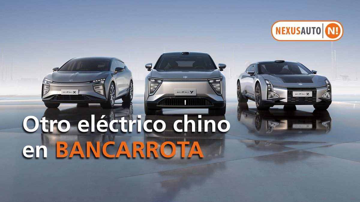 🚗💥 HiPhi, el fabricante chino de coches eléctricos que sorprendió al mundo, se ha declarado en bancarrota. ¿Qué significa esto para el futuro de la industria automotriz? Descúbrelo en nuestro vídeo con <a href="/JFCalero/">JF Calero - Oficial</a>. youtube.com/shorts/PyTLyjw…

#NexusAuto #CochesEléctricos #JFCalero