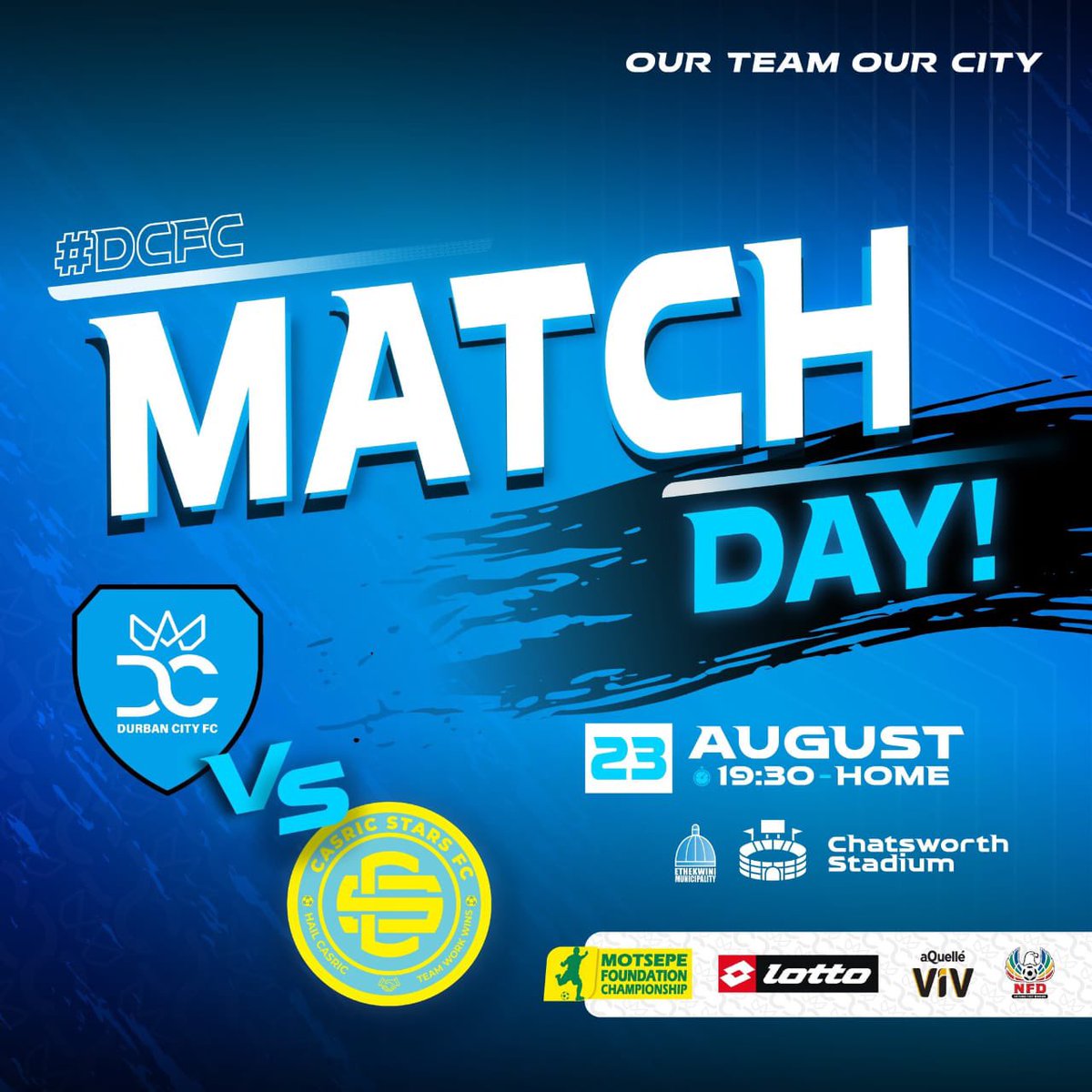 zolaluthuli's tweet photo. 23 August 19:30 Chatsworth stadium 💙 https://t.co/f81jDqI9Xy