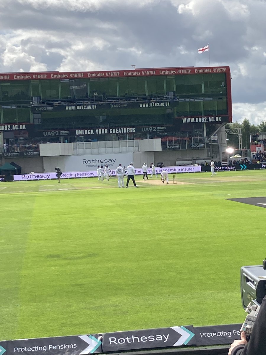 All ready for the first day of the first test <a href="/EmiratesOT/">Emirates Old Trafford</a>