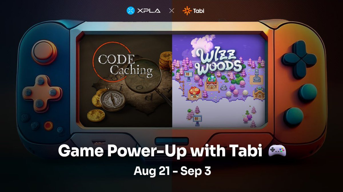 erikhieubnb's tweet photo. 🚀 🚀#XPLA teams up with Tabi for a game-changing collaboration in the Cosmos ecosystem! 

🤝@XPLA_Official pioneers new frontiers in Web3 gaming alongside Tabi, setting the stage for a revolutionary partnership. Dive into #CodeCaching and #Wizzwood, epic games incubated by #Tabi and onboarded on #Berachain. 🕹

🔥Climb to the top of the leaderboard for a chance to win 15,000 $XPLA & 600,000 Gold in Wizzwoods!

✅How to Participate?
🔸Join our Discord! 👾https://t.co/4eGSdwZdmd
🔸In the 🎊│xpla-drops channel, type the /tabi command on the TABI post!
🔸Complete your mission by filling in the input fields with the required links or text! 🏆

📅 Act fast! The event concludes on Tuesday, 9/3. Winners will be unveiled within a month after the epic showdown.

▶️Details: https://t.co/FcnjtmK8c2