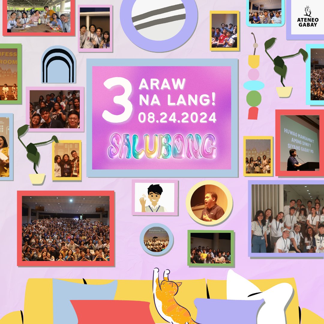 If I could paint a perfect picture 🤔🖌️ dapat lang na kasama kayo roon 🫵
3 DAYS LEFT bago ang  ˗ˏˋ 🍒 ˎˊ˗  Salubong 2024  ˗ˏˋ 🍒 ˎˊ˗

Kitakits 😉 🎀 bit.ly/GabaySalubong2… ✨

Pubmat: Vanne Balansay
Spiel: Melvin Domingo