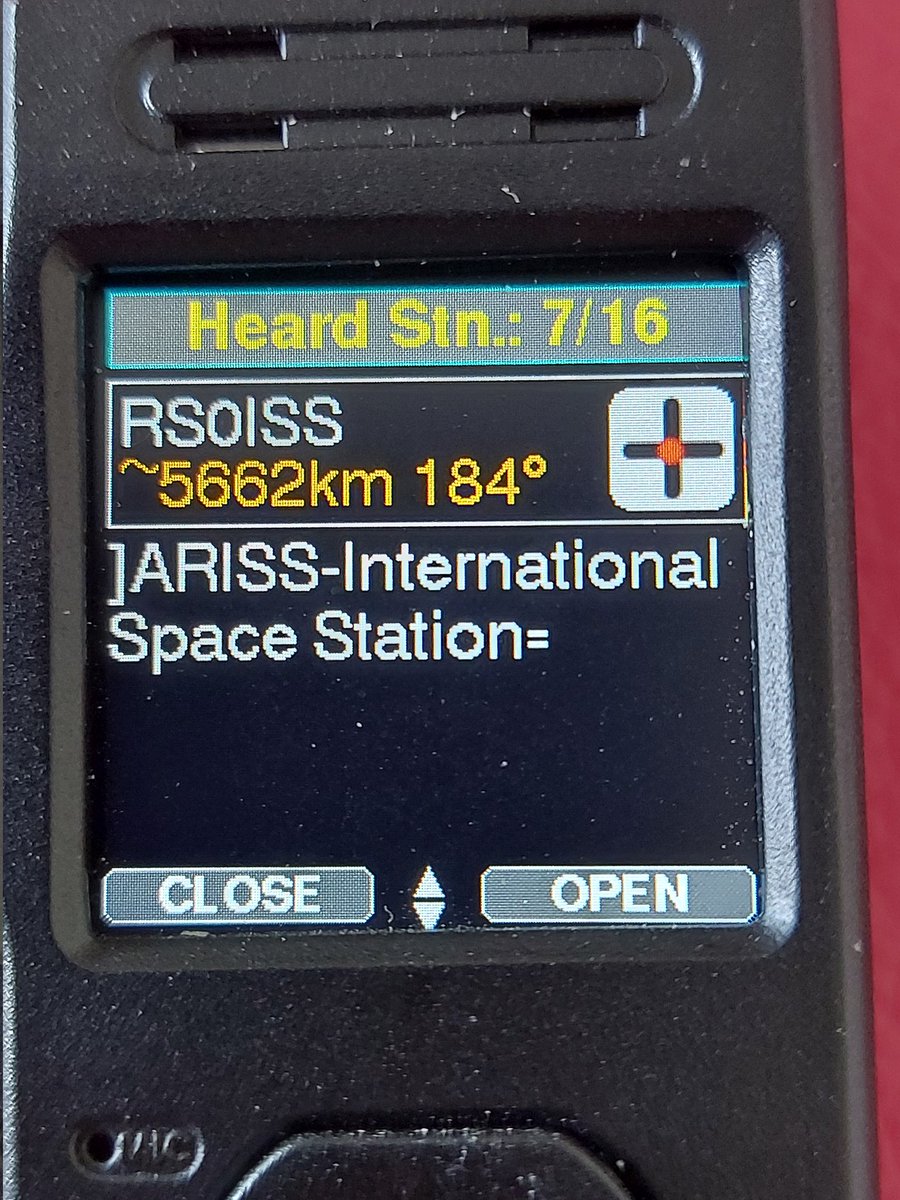 on7sd's tweet photo. Heard via ISS on the PicoAprs.
#iss #picoaprs #aprs #ARISS https://t.co/rLOKDimnue