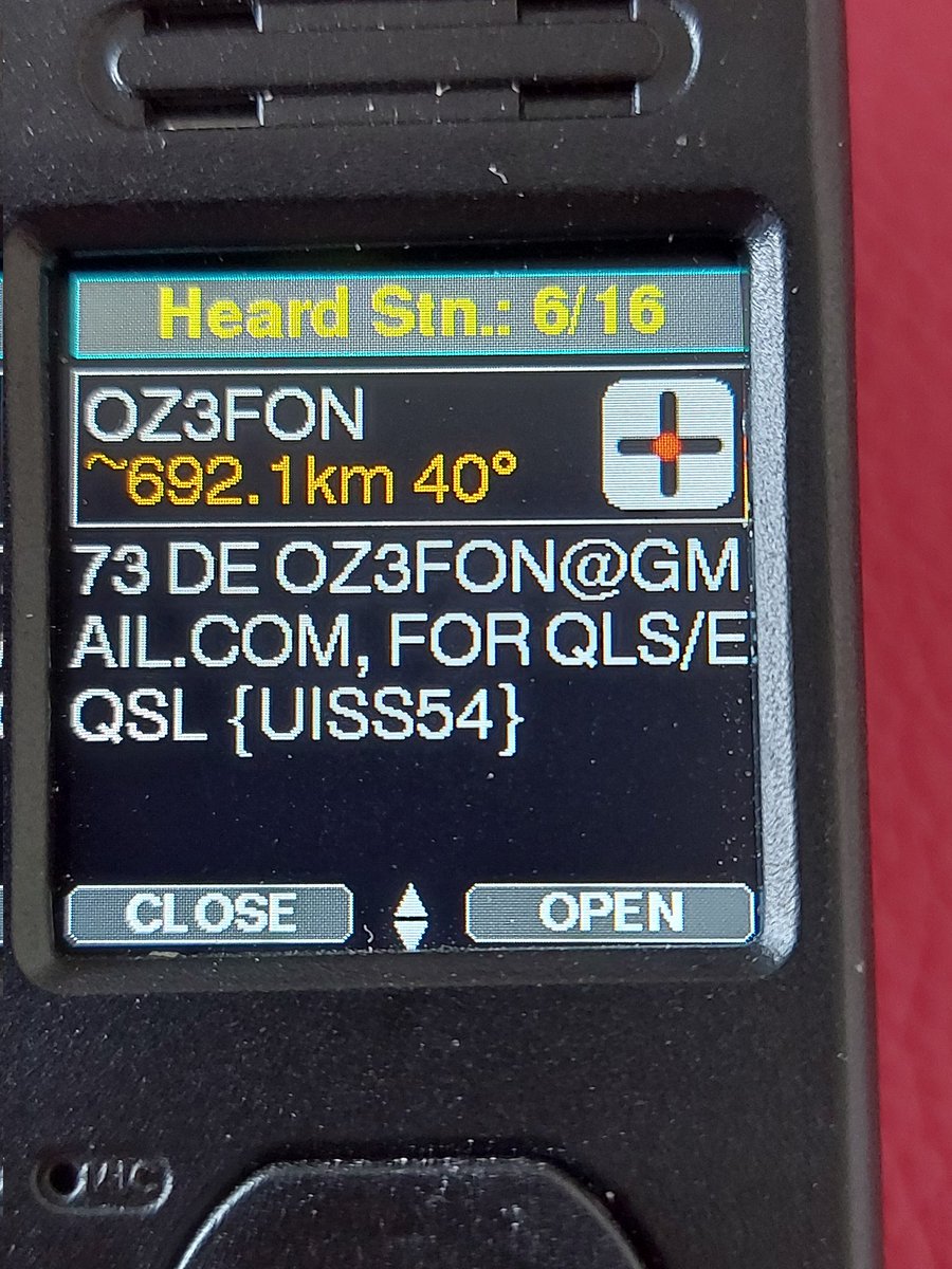 on7sd's tweet photo. Heard via ISS on the PicoAprs.
#iss #picoaprs #aprs #ARISS https://t.co/rLOKDimnue