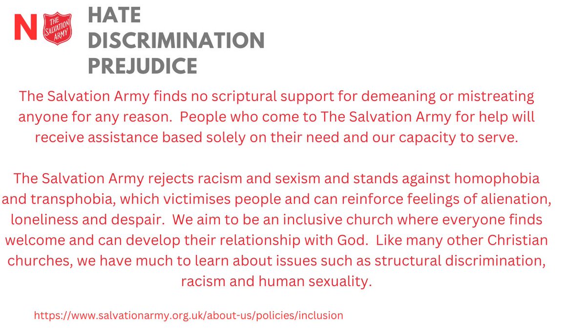 MareStreetSA's tweet photo. The Salvation Army in Mare Street is a #nohatespace https://t.co/immEgGMBLt