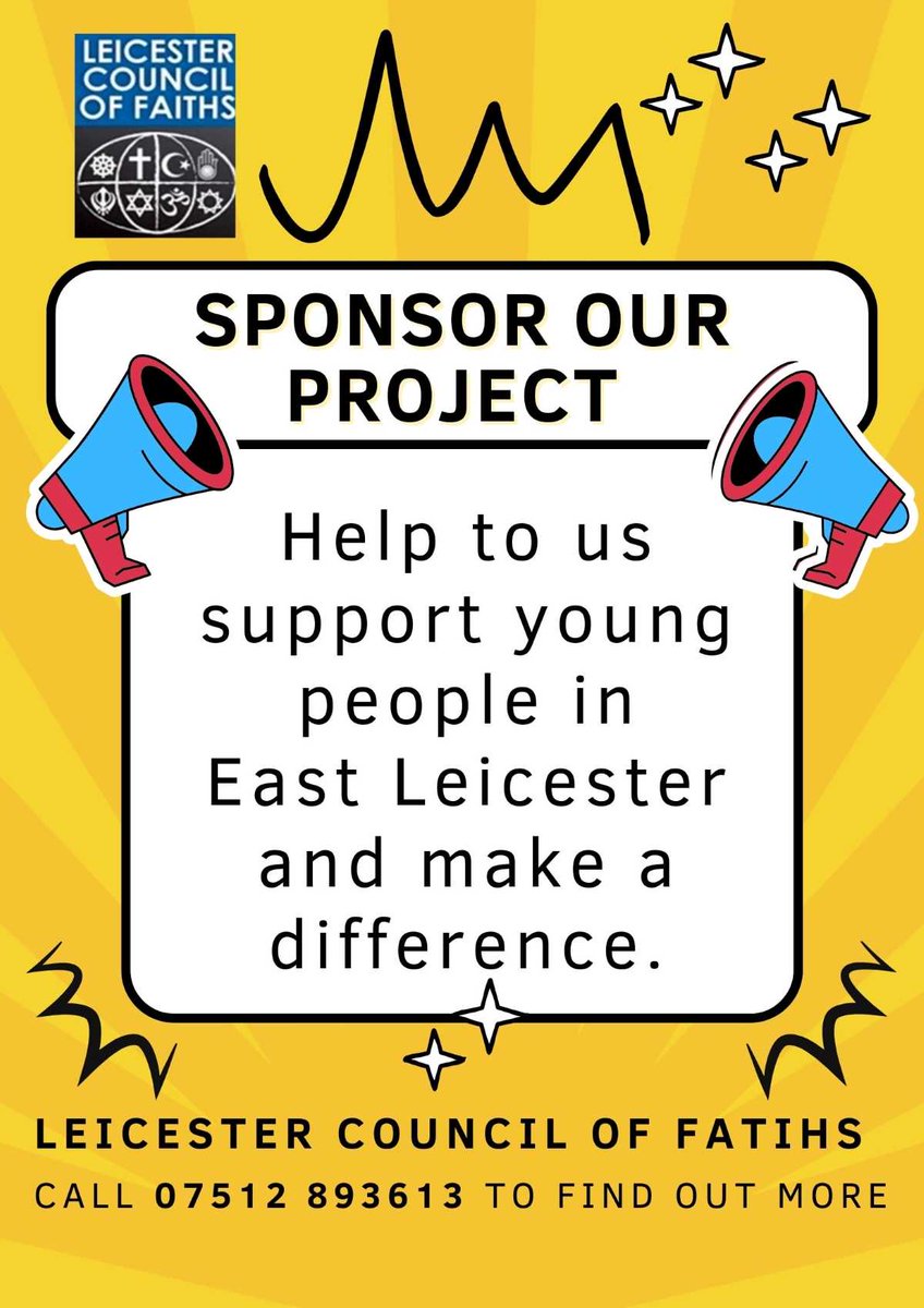 We are shortly launching a really exciting project for young people in East Leicester. We have sponsorship opportunities for local businesses and organisations to support the project. Raise your profile in the local community and also help make a difference.