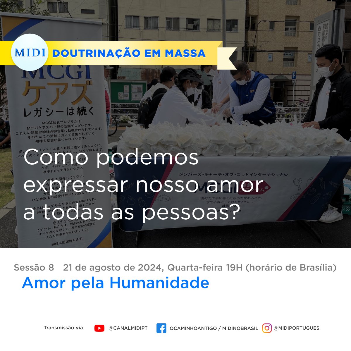 midiportugues's tweet photo. Vamos promover o amor a todos – até mesmo por nossos adversários – num mundo cheio de ódio.

Na sessão de hoje de nossa Doutrinação em Massa MIDI, teremos uma conversa profunda e significativa sobre como manifestar amor por todos da maneira que a Bíblia instrui. https://t.co/8IRD9PFz6c