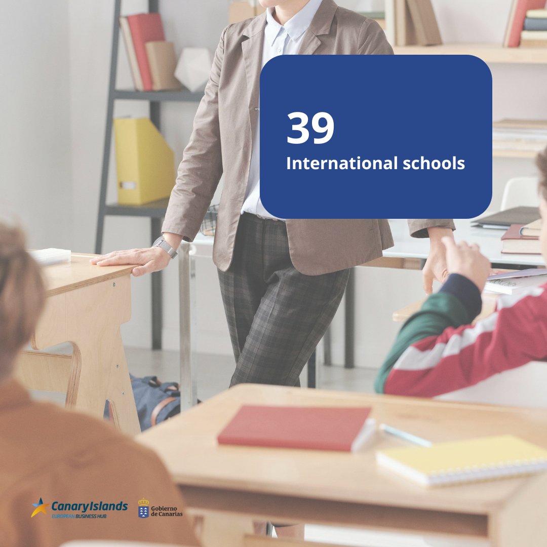 Canary Islands Hub (@canariashub) on Twitter photo 🏫🌍 Excellent Education in the Canary Islands! 🌴📚
The Canary Islands boast 39 international schools, providing German, British, French, and American education. Perfect for global families seeking top-quality schooling! 🌟✏️
<a href="/PresiCan/">Presidencia GobCan</a> 🏫🌍 Excellent Education in the Canary Islands! 🌴📚
The Canary Islands boast 39 international schools, providing German, British, French, and American education. Perfect for global families seeking top-quality schooling! 🌟✏️
<a href="/PresiCan/">Presidencia GobCan</a>