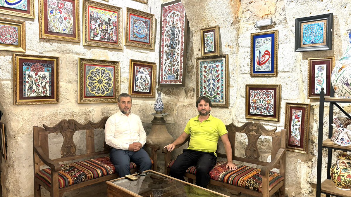 Kadim dost Şaban TOPUZ’u ziyaret ettik.  Kendilerine hayırlı işler dilerim.