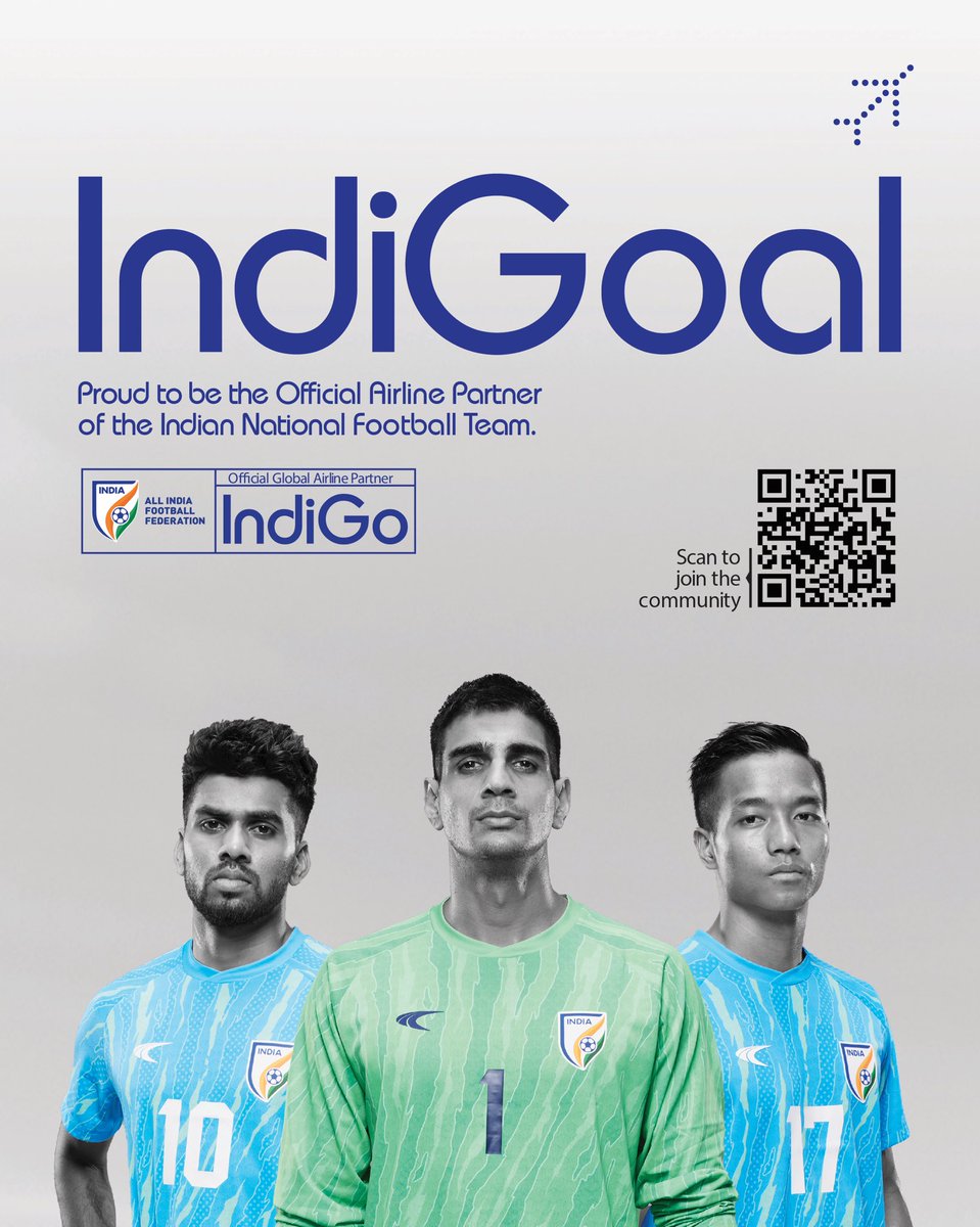 IndianFootball's tweet image. Stronger, Together ! 🇮🇳✈️ 

A heartfelt thank you to our official travel partner @IndiGo6E featuring our Indian National Team players on its latest In-flight magazine. 💙⚽ 

Creative Courtesy: @IndiGo6E

#IndianFootball⚽️ #goindigo