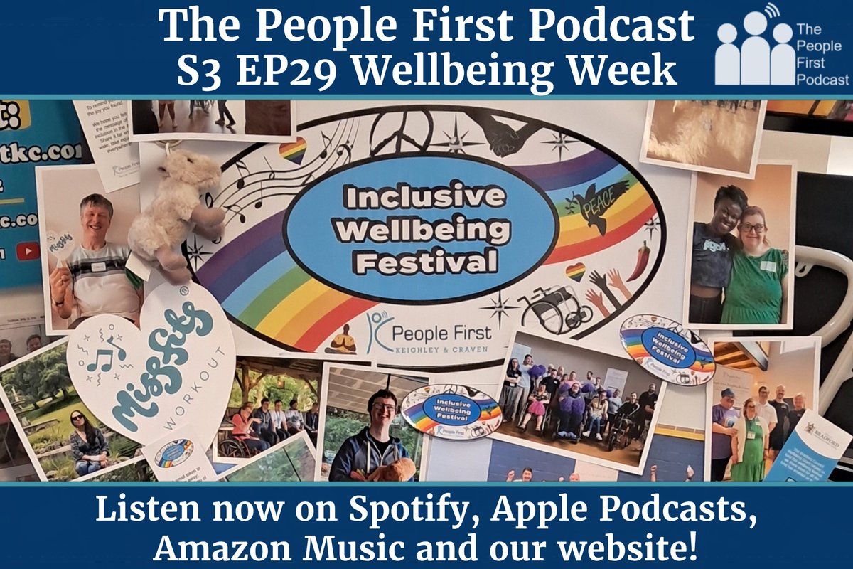 People First Podcast (@pfkcpodcast) on Twitter photo On this weeks episode of the <a href="/PfkcR/">People First Keighley & Craven</a> Podcast, we have a very special show all about our Inclusive #WellbeingWeek. We got the opportunity to talk to lots of amazing guests which we've compiled into one big episode. We hope you enjoy the show!
podfollow.com/the-people-fir… On this weeks episode of the <a href="/PfkcR/">People First Keighley & Craven</a> Podcast, we have a very special show all about our Inclusive #WellbeingWeek. We got the opportunity to talk to lots of amazing guests which we've compiled into one big episode. We hope you enjoy the show!
podfollow.com/the-people-fir…