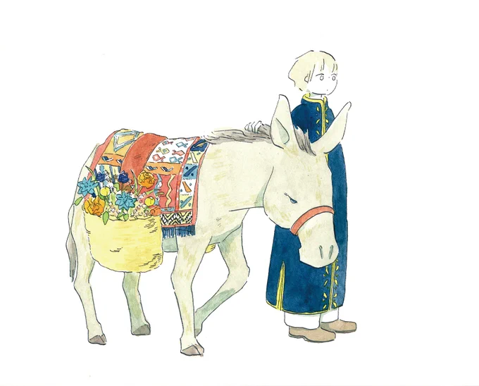 #中庭と飛行船