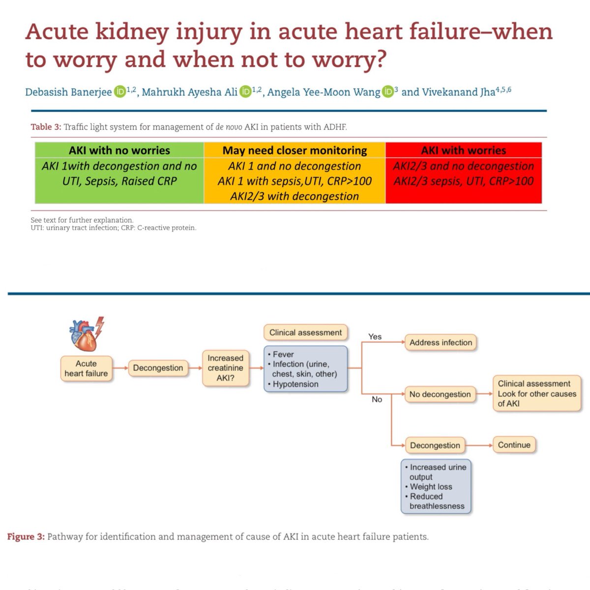 When treating patients w/acute heart failure, we witness the renal function fluctuate during their hospitalization. This paper explains when we should stay the course with decongesting them versus worry. Some AKI may be ok. 🎩 tip to the authors.

eddyjoemd.com/foamed/