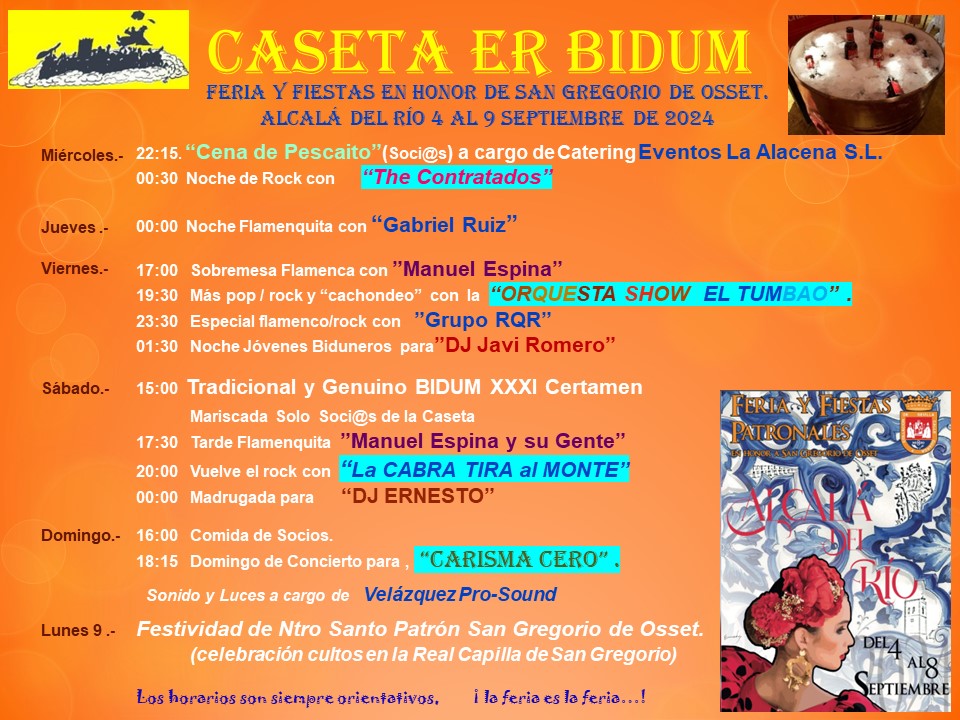 Erbidum's tweet photo. Publicamos nuestro particular "programa de fiestas".  ¡¡¡a disfrutar¡¡¡ https://t.co/07VqLI4XBM
