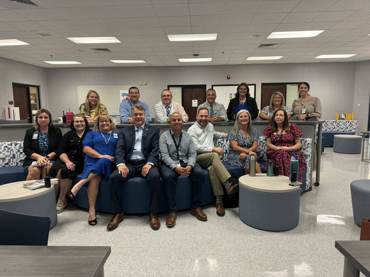 Tuesday’s Tour stopped at South Forsyth HS. Enjoyed spending time with faculty, staff, and parents. Principal Bibik and her team have some amazing plans for 24-25 - major focus on leadership development (speaking my love language!). Glad to have BOE Vice-Chair Valdes join us!