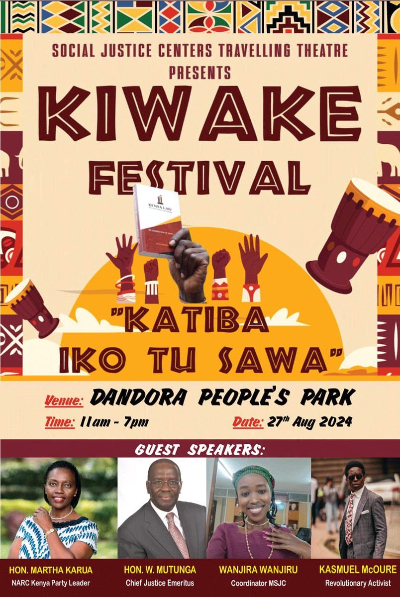 saoyogriffith's tweet photo. Implement. Don't amend. 
Come all and declare Katiba IKO TU SAWA! 
Any attempts to revise the Constitution are dishonest, risky, self serving and aimed at watering down the powers therein. Careful lest we open ourselves up to a third term "Rais" #KatibaDay https://t.co/3BYfaunr9V