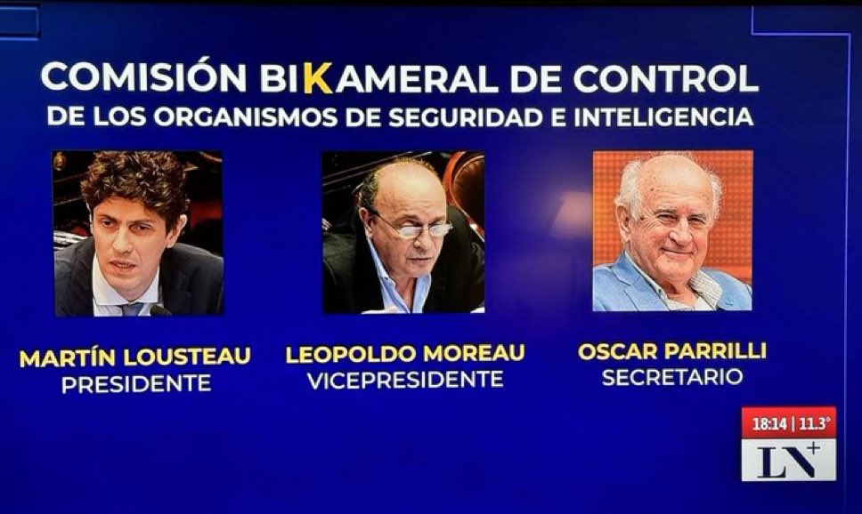 A vos ¿te tranquilizan estos sujetos en la Comisión de Inteligencia?