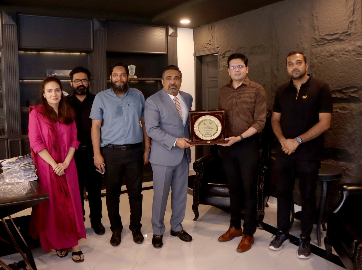 NAVTTC (@navttcofficial) on Twitter photo Mr. Saqib Azhar, CEO and Co-Founder of Enablers, along with his team, met with Mr. Aamir Jan, Executive Director NAVTTC, to discuss training opportunities.
<a href="/EduMinistryPK/">Ministry of Education and Professional Training</a>
<a href="/ranamashhood/">Rana Mashhood Ahmad khan</a>
<a href="/PMsYouthProgram/">Prime Minister's Youth Programme</a>
<a href="/enablers_org/">Enablers</a>
#NAVTTC #Enablers #collaboration Mr. Saqib Azhar, CEO and Co-Founder of Enablers, along with his team, met with Mr. Aamir Jan, Executive Director NAVTTC, to discuss training opportunities.
<a href="/EduMinistryPK/">Ministry of Education and Professional Training</a>
<a href="/ranamashhood/">Rana Mashhood Ahmad khan</a>
<a href="/PMsYouthProgram/">Prime Minister's Youth Programme</a>
<a href="/enablers_org/">Enablers</a>
#NAVTTC #Enablers #collaboration