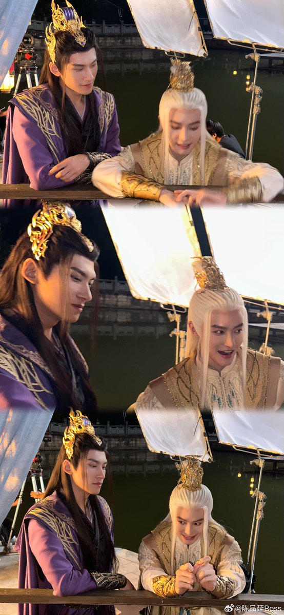 forxuebayi's tweet photo. [240820] #ChenPinyan weibo update 

//คุณเฉินผินเหยียนมาลงรูปคู่กับปาอีค่ะ 💜

#少年白马醉春风 #DashingYouth
#ดรุณควบม้าขาวเมามายลมวสันต์
#薛八一 #XueBayi #เซวียปาอี https://t.co/nhLV5aram1