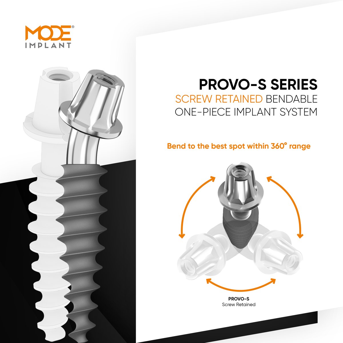 🌟 Provo S: Diş İmplantlarında Mükemmellik info@modeimplant.com

🌟 Provo S: Excellence in Dental Implants 
info@modeimplant.com
#modeimplant #provoimplant #bükülebilirimplant #flepsizimplant #monoblokimplant #monoblockimplant #tekparçaimplant #bandableimplant #implantoloji #mode