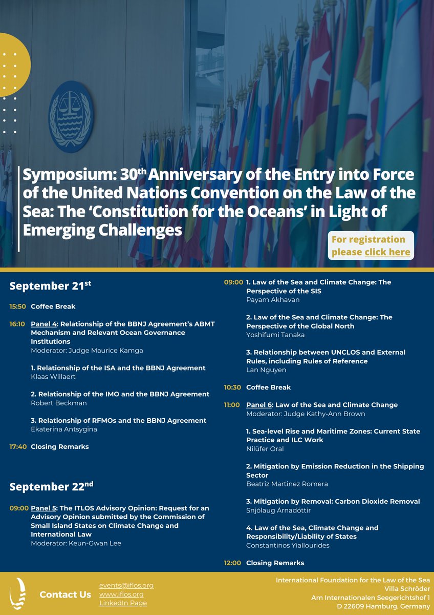 International Foundation for the Law of the Sea tweet media