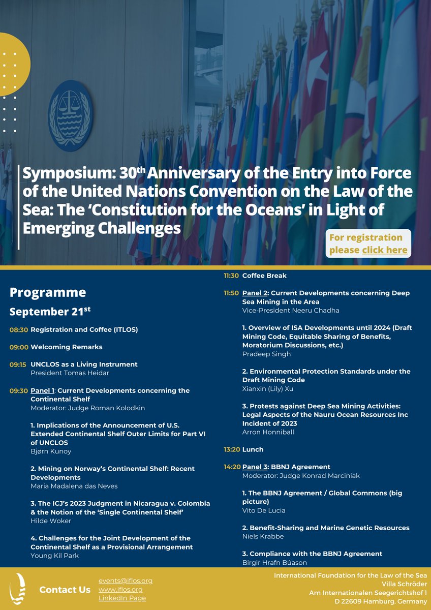 International Foundation for the Law of the Sea tweet media